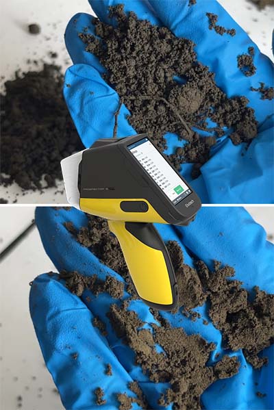 手持式光谱仪检测土壤中重金属含量 手持式光谱仪检测土壤中重金属含量